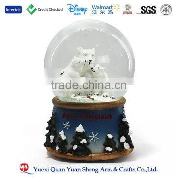 Resin Bear Custom Snow Globes