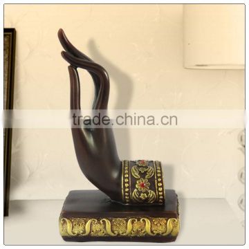 Beautiful Buddha hand for home decoration , resin figurine