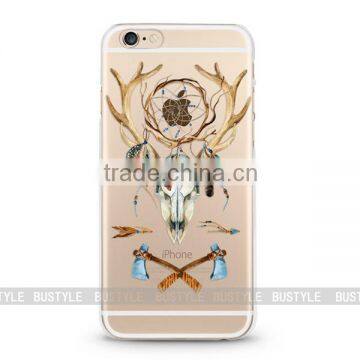 Para Celulares Case for Samsung s6 Edge Transparent Mobile Phone Case Back Cover for Iphone 7 for Samsung s7