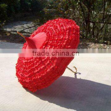 Red Pagoda Style Umbrella