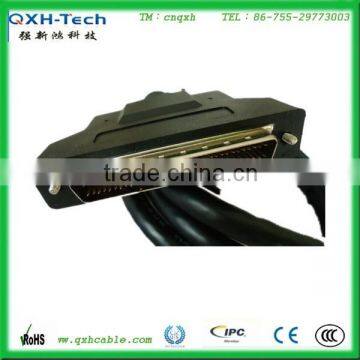 HD-DB68 Pins SCSI Cable Male to Male With Molded Connector Factory