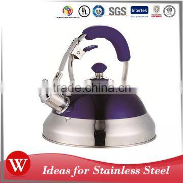 Convenient flip-up spout water stainless steel whistling kettle