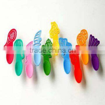 disposable plastic ice cream smaple tasting spoon plastic spoon