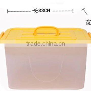 Opaque compartment plastic waterproof storage box