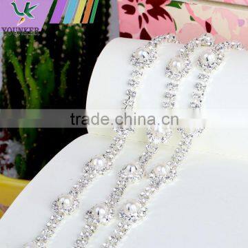 Bling Bling Fashion latest Fancy Rhinestone Cup Chian For Garments,bags,shoes decorations
