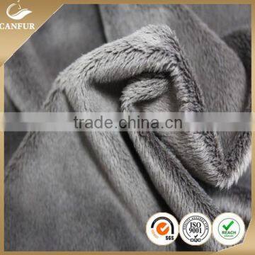 microfiber brushed knitted polyester velboa fabric