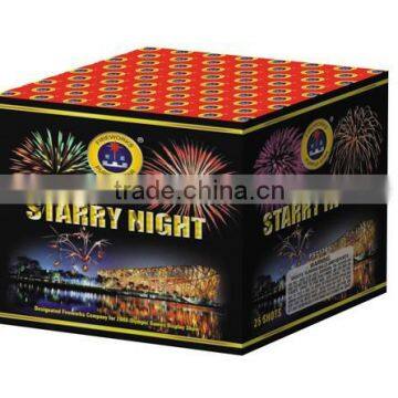 PSCI305 3" 25shot 1.3G 0335 Assorted Shells Fireworks