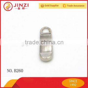 Zinc alloy plating metal zipper puller for handbags/garments