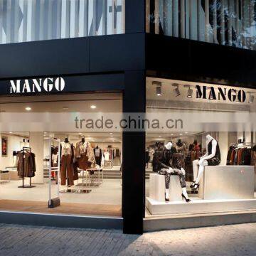 Bag Retail Stores Slatwall Decorative Wood Wall Display Shelves