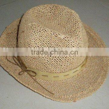 straw hat, panama style hat