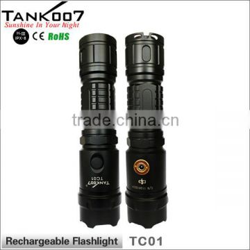 Rechargeable Led Tech Light Flashlight TANK007 TC01