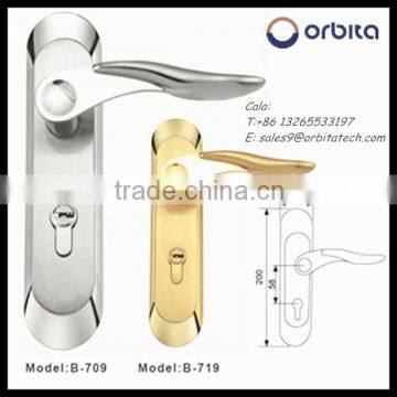 Useful and durable hotel inner room door lock , stainless steel bathroom lock