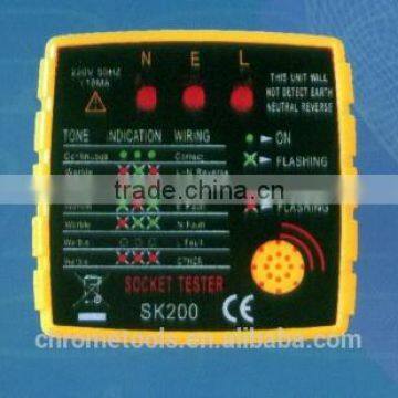 Durable LEDS and Audible SocketTester SK200