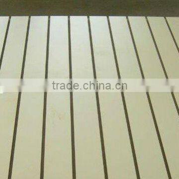 small groove MDF board with aluminium