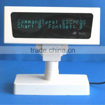 GS-210CE VFD Visor de clientes// 40 (2 lines * 20 columns) Vacuum fluorescent display