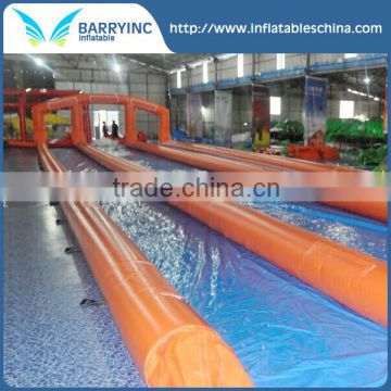 3 lane 1000 ft slip n slide inflatable slide the city ,giant inflatable water slide for adult