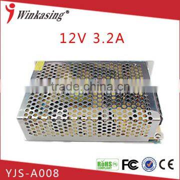 Manufacture psu 1 - 50W power 12V &3.2A switching cctv camera power supply YJS-A008