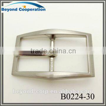 Nickel Brushed Electronic Plating H Shape Buckle for 30mm Leather Belt photo-4