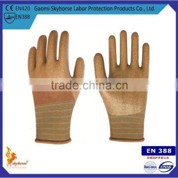 Premium 13G U3 Polyester Shell Nitrile Dipped Gloves