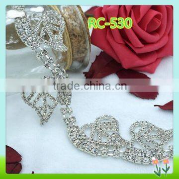 2015 Fashion decorative rhinestone bridal trim