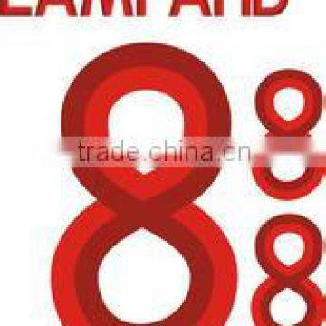 Top heat transfer iron on jersey numbers printing on garment