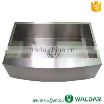 High quality hand-made rectangle stainless steel kitchen sink