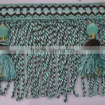 High Quality Rayon Bullion Fringe for Curtain Decorations photo-6