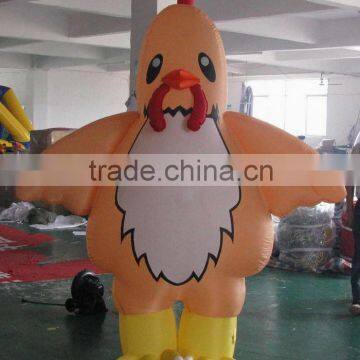 2015 hot sale giant inflatable chicken for sale