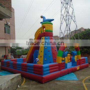 2016 Hot Commercial Inflatable Park With Climbing Wall photo-5