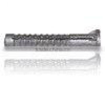 Lead wood screw anchor