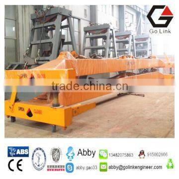 simple structure i type Semi-Automatic Container Spreader for gantry crane