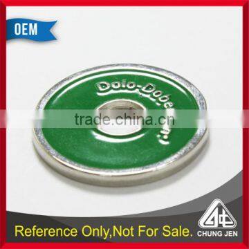 Best Selling Custom Embossed Soft Cloisonne Euro Pound Trolley Token photo-3