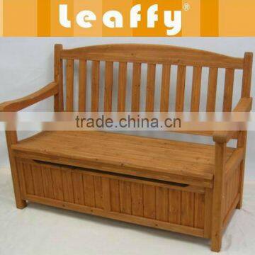 LEAFFY-Wooden Storage Cabinet Bench