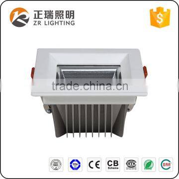 Hotel Project 12W Recessed Square COB LED Downlight With Bridgelux Chip and Lifud Driver photo-2