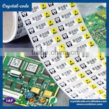 Matte surface offset printing heat transfer heat resistant sticker high temperature label