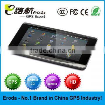 New!! 7 inch MID With GPS Navigation 1.2GHZ Frequency DDR3 512MB Builit-in 8GB Nand Flash Car GPS