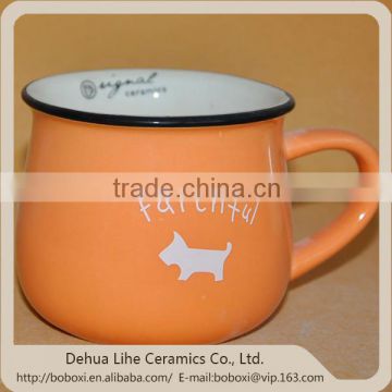 Made in China decorative ceramic mugs