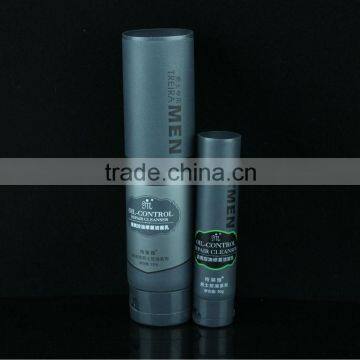 matt plastic black tube with flip-top cap
