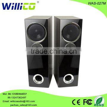 2.0 speaker wooden active stage speaker DJ speaker