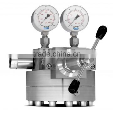 High-pressure dome-loaded pressure regulator stainless steel for high inlet and outlet pressures