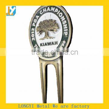 China craft factory Good quality comtomized golf divot tool with logo                        
                                                Quality Choice