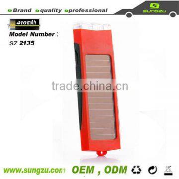 gift cheapest and the most useful factory LED solar flashlight&emergency charger made in China