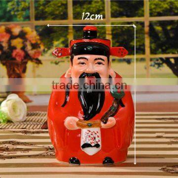 Porcelain Red Wine Bottle Made in Jingdezhen