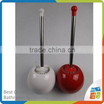 Round Shape Ceramic Toilet Brush Holder