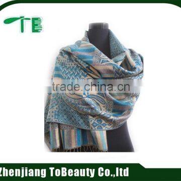 2016 hot sale custom digital printing soft textile blanket scarf