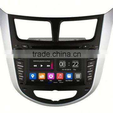 Wholesale Price Android 4.4 Touch Screen Automotive Dvd Player for Verna Accent Solaris With Wifi Bluetooth photo-2