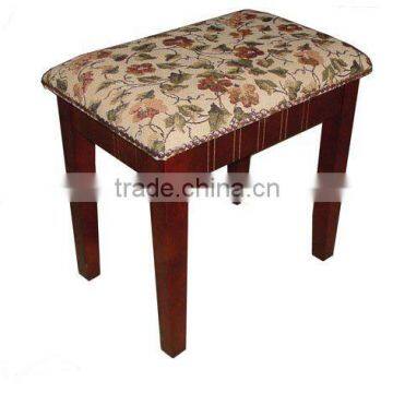 HM-02 Vanity flower pattern European Dressing room stool/chair