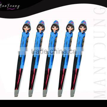 Lady tweezers manicure tool for eyebrow tool