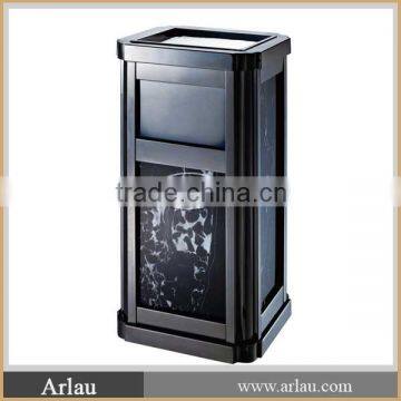 Single steel eco friendly trash can