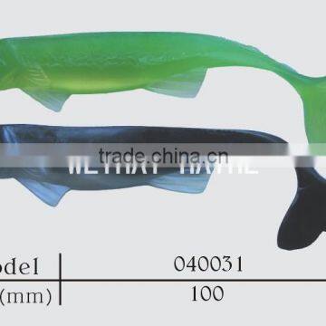 PVC soft shad lure